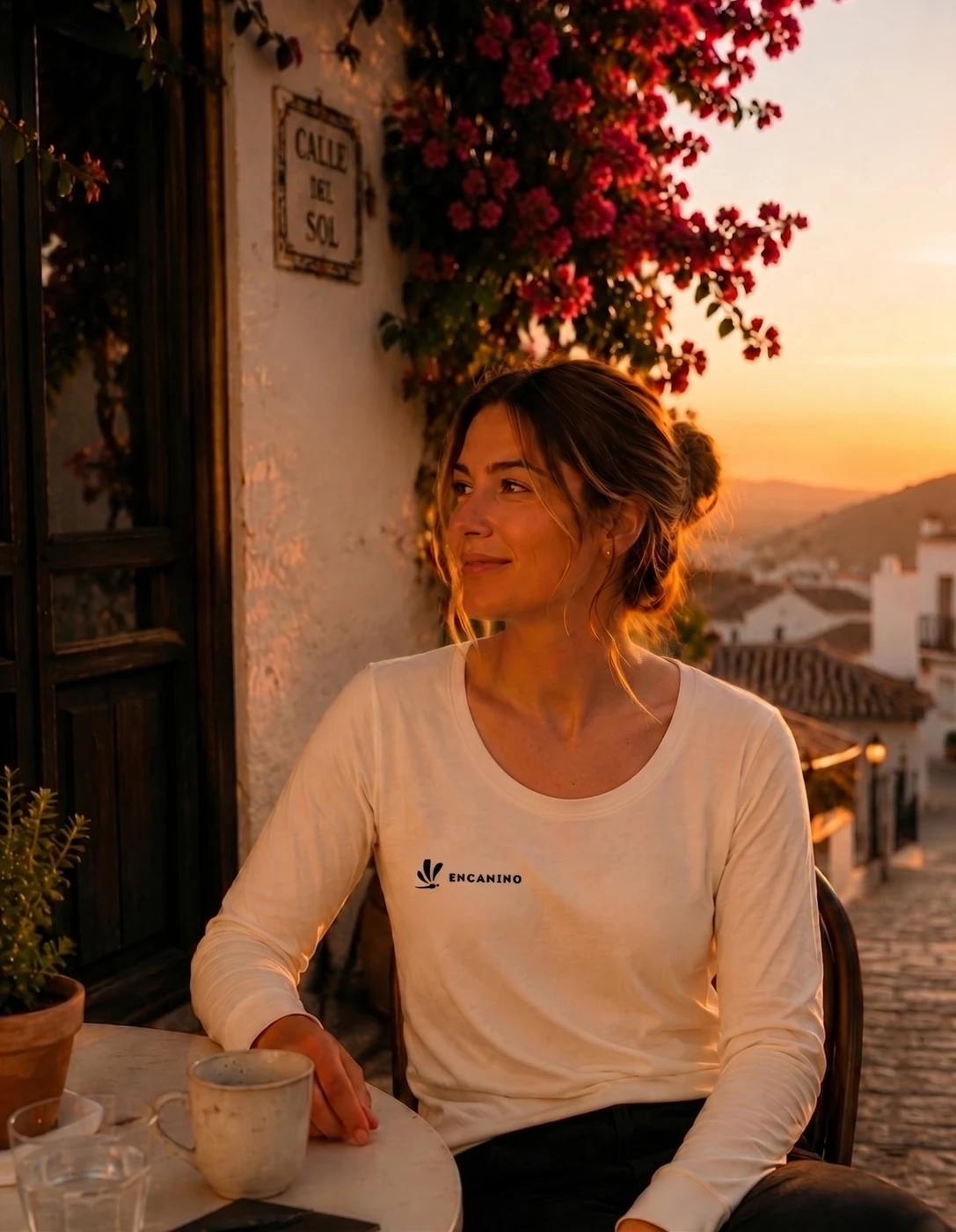 100% Merino wool T-shirt I long sleeve I Encamino 3 100% Merino wool T-shirt I long sleeve I Encamino - Image 3